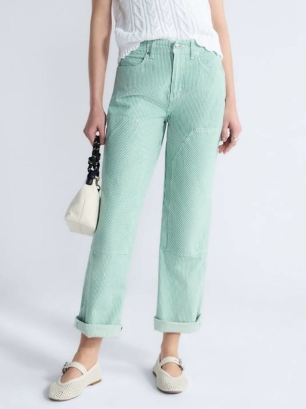NWT Free Assembly Striped Carpenter Jeans